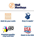 Wallmonkeys Orange Creamsicle Popsicle Wall - From Where - 