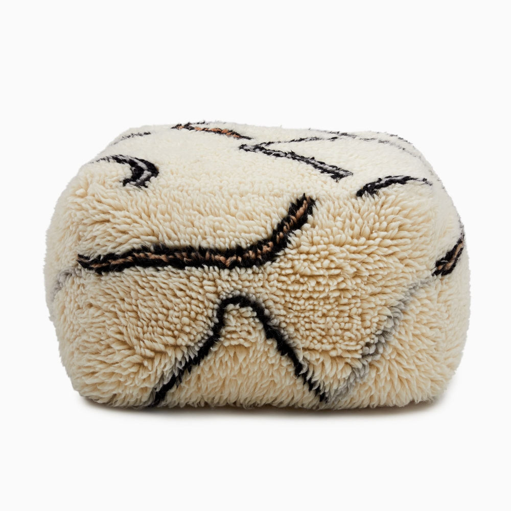 Wanderer Shag Pouf - From Where -