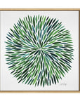 Watercolor Burst Framed Canvas Wall Art - From Where - 