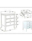 Webb 3 - Drawer Nightstand - From Where - 