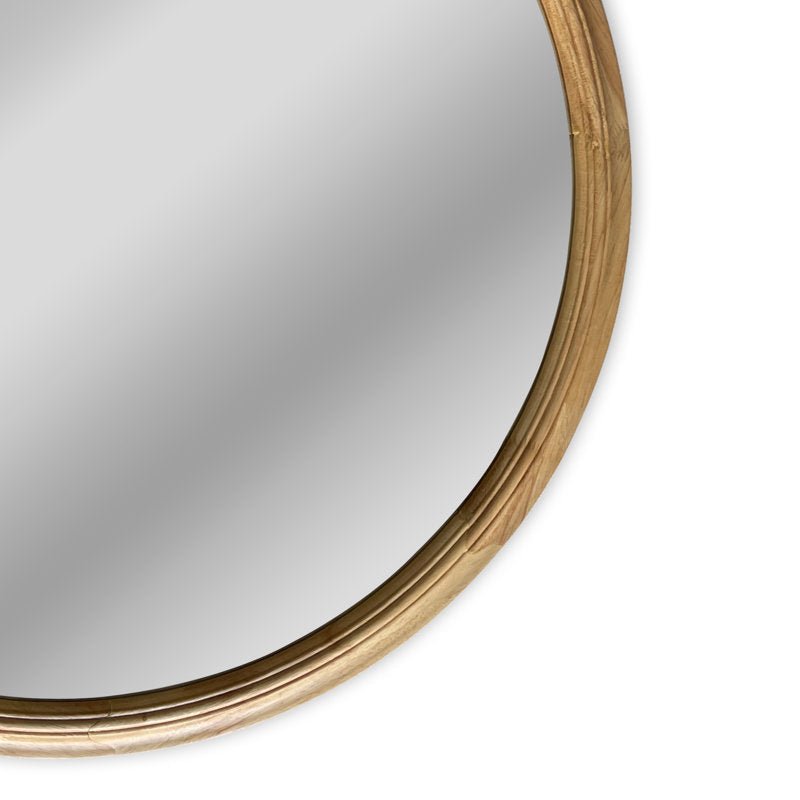 Wernersville Wood Flat Wall Mirror - From Where - 