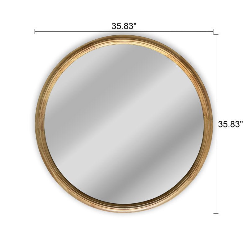 Wernersville Wood Flat Wall Mirror - From Where - 