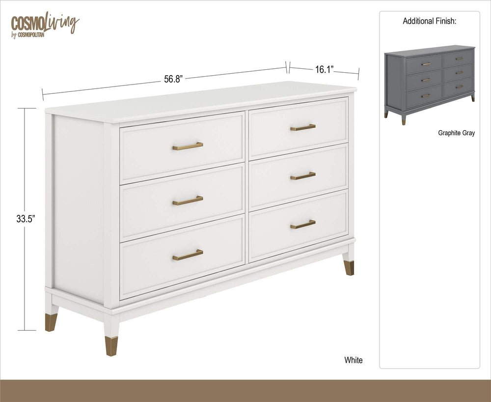 Westerleigh 6 - Drawer Dresser - From Where - 
