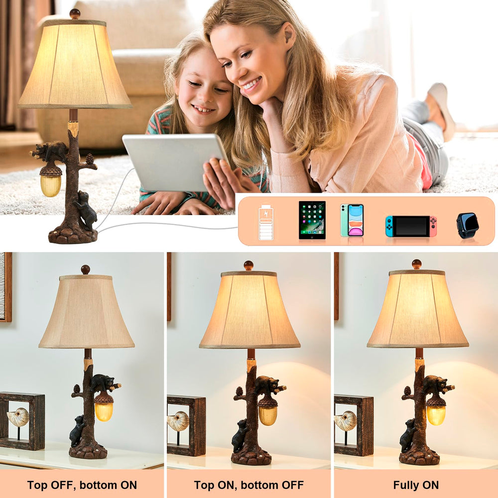 Western Bear Table Lamp - From Where - 