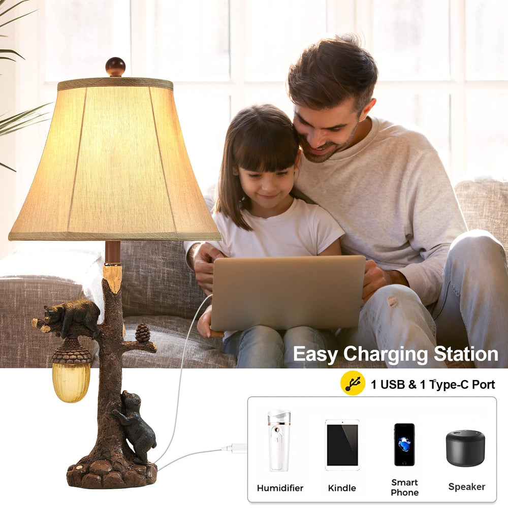 Western Bear Table Lamp - From Where - 