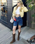 Western Cowgirl Boots with Chunky Heel Size 11 - From Where - 