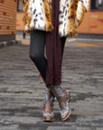 Western Cowgirl Boots with Chunky Heel Size 6 - From Where - 