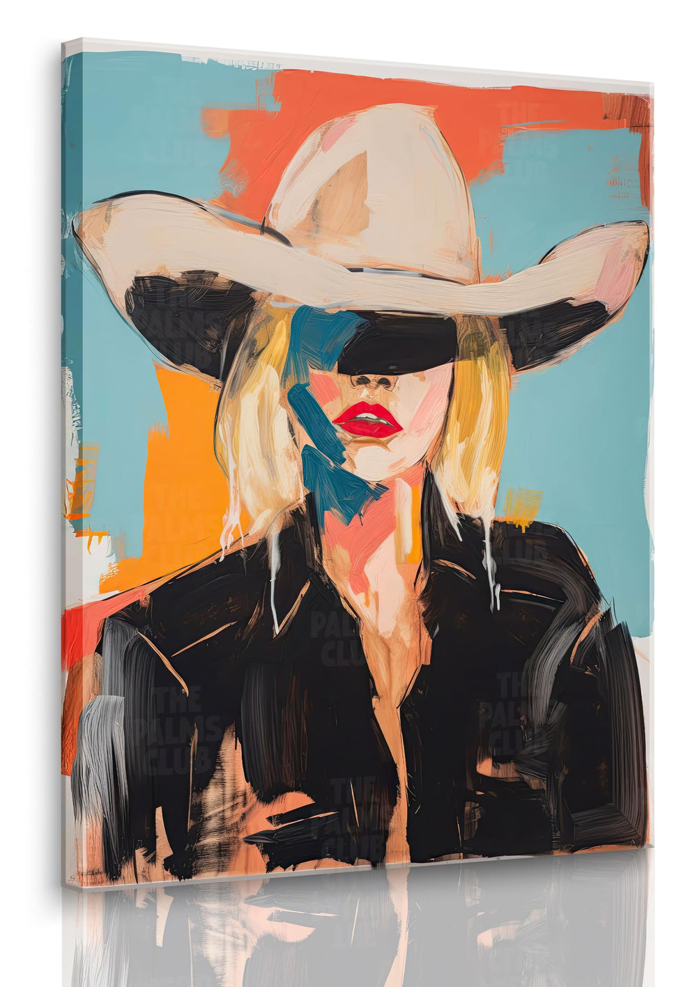 Western Cowgirl Wall Art - From Where - 