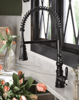 Weymouth One - Handle Pre - Rinse Spring Pulldown Kitchen Faucet - From Where Finds - 