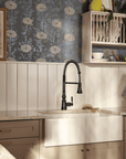 Weymouth One - Handle Pre - Rinse Spring Pulldown Kitchen Faucet - From Where Finds - 