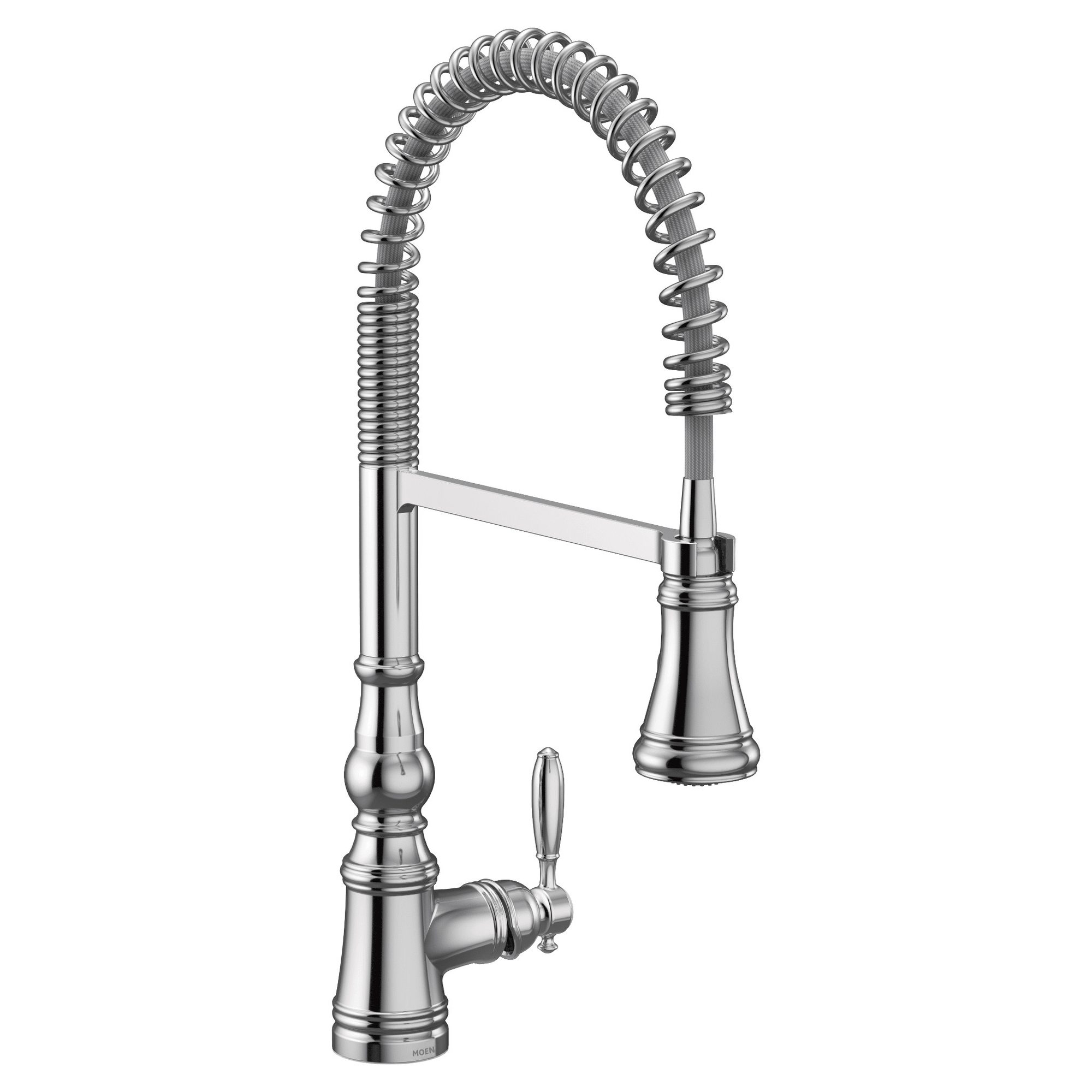 Weymouth One - Handle Pre - Rinse Spring Pulldown Kitchen Faucet - From Where Finds - 