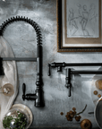 Weymouth One - Handle Pre - Rinse Spring Pulldown Kitchen Faucet - From Where Finds - 
