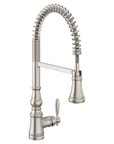 Weymouth One - Handle Pre - Rinse Spring Pulldown Kitchen Faucet - From Where Finds - 