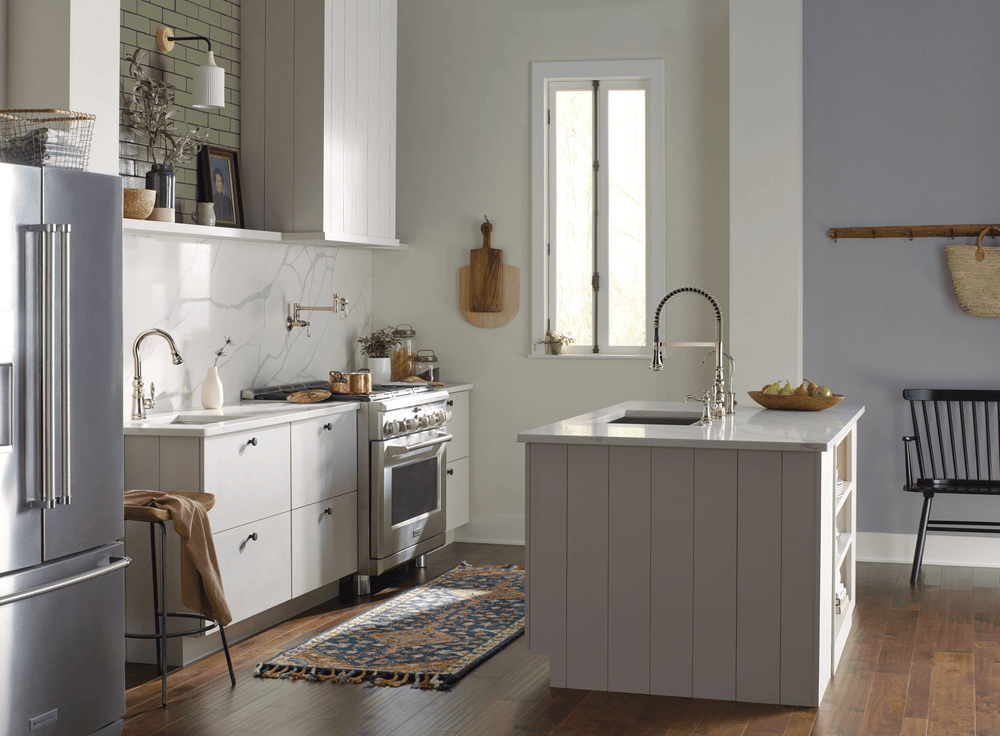 Weymouth One - Handle Pre - Rinse Spring Pulldown Kitchen Faucet - From Where Finds - 