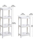 White Bathroom Plastic Shower Shelf - From Where - 
