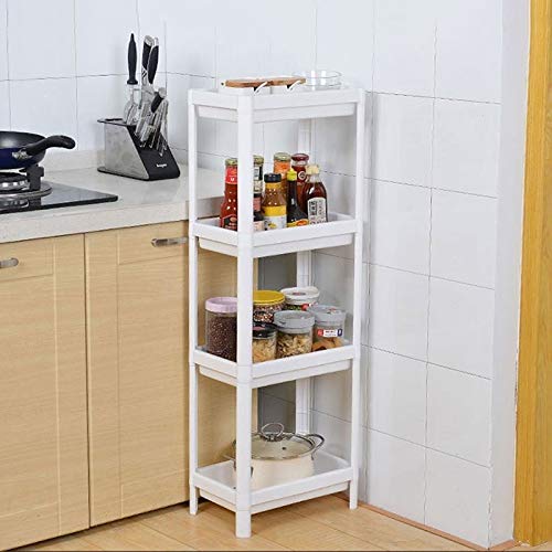 White Bathroom Plastic Shower Shelf - From Where - 