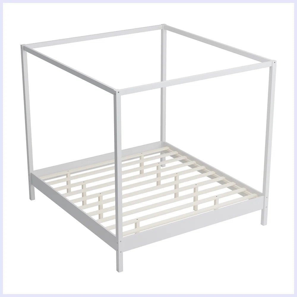 White Canopy Bed Frame - From Where - 