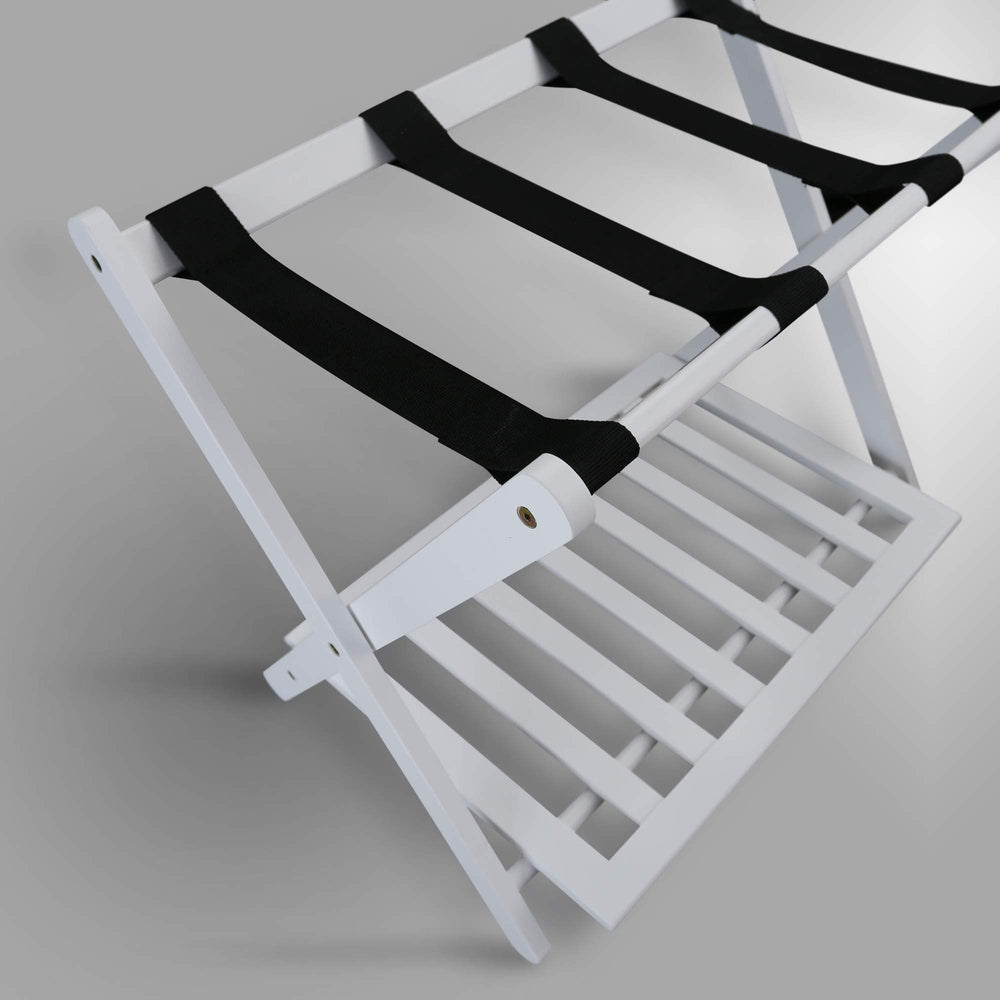White Casual Home Luggage Rack - From Where - 