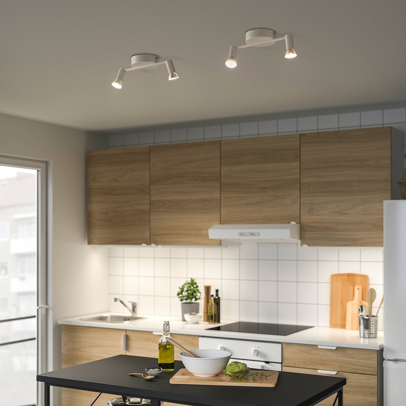 White Ceiling Spotlight with 2 lights - From Where - 