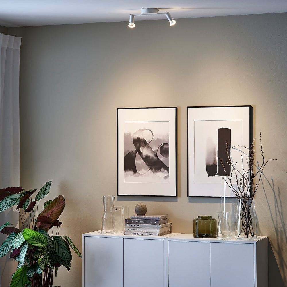 White Ceiling Spotlight with 2 lights - From Where - 