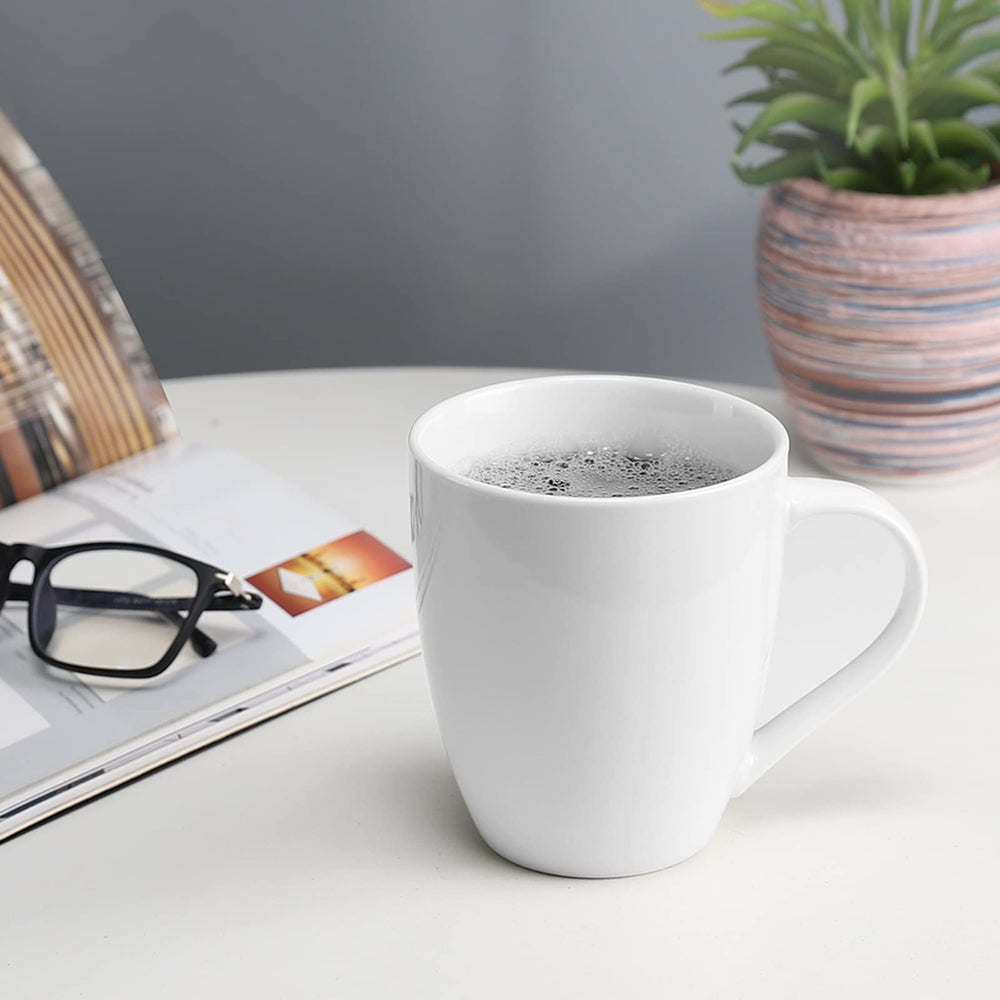 White Ceramic Mugs (Set of 4) - From Where - 