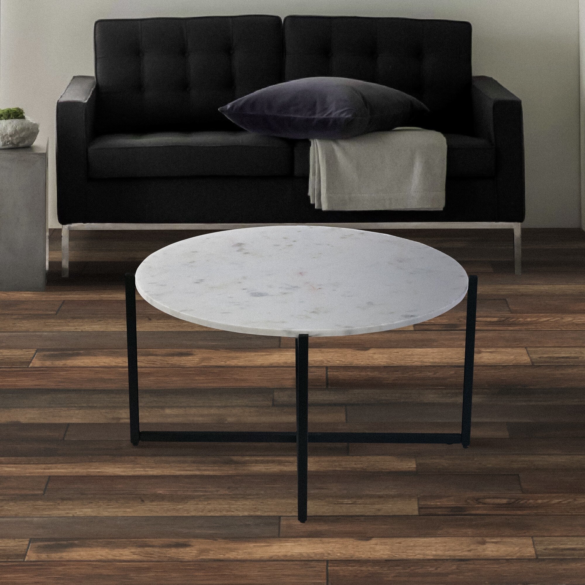 White Granite/Marble Coffee Table - From Where - 
