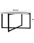 White Granite/Marble Coffee Table - From Where - 