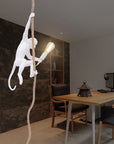 White Monkey Vintage Geometric Led Mini Hanging Swag Light - From Where - 