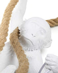 White Monkey Vintage Geometric Led Mini Hanging Swag Light - From Where - 