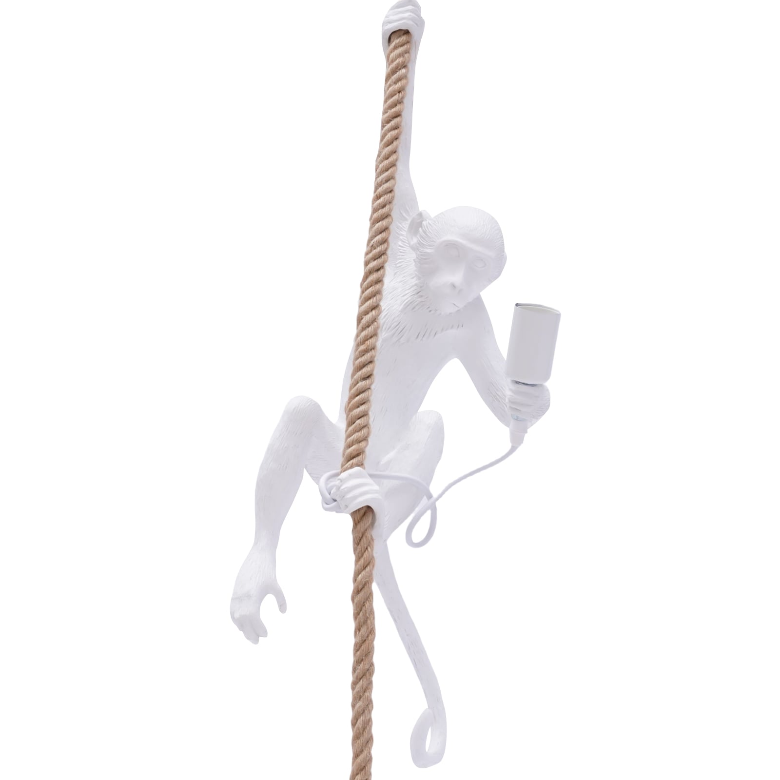 White Monkey Vintage Geometric Led Mini Hanging Swag Light - From Where - 