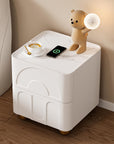 White Nightstand with 2 Drawers - From Where - 