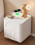 White Nightstand with 2 Drawers - From Where - 