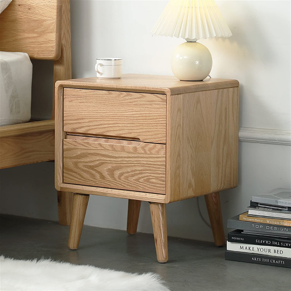 White Oak Bedside Cabinet - From Where - 
