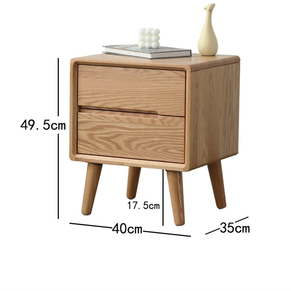 White Oak Bedside Cabinet - From Where - 