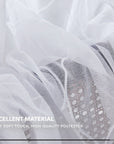 White Pattern Sheer Curtains 2 Panels - From Where - 