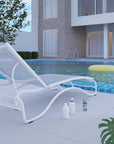 White Pool Lounger - From Where - 
