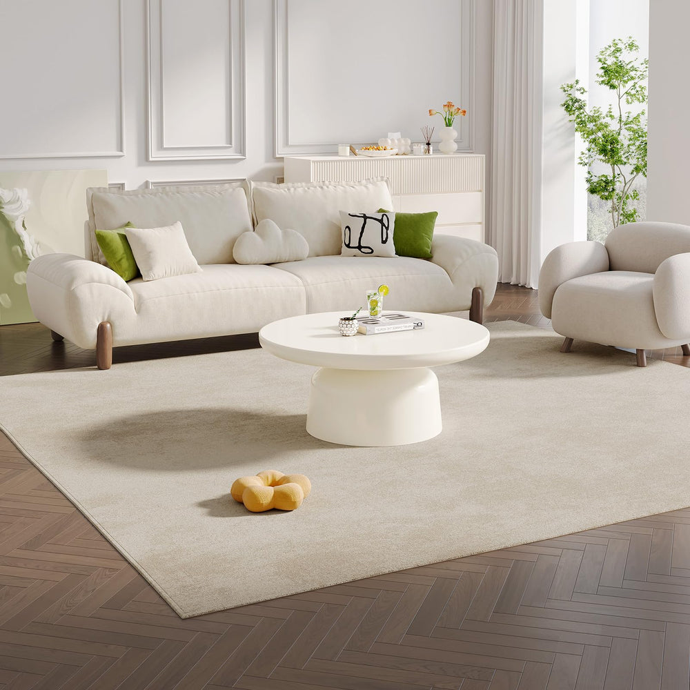 White Round Coffee Table - From Where - 