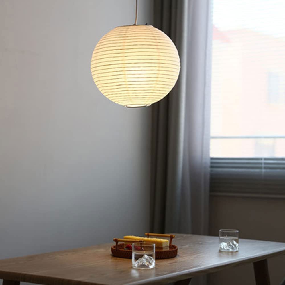 White Round Rice Paper Lantern - From Where - 