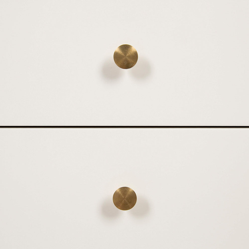 White Side Table with 2 Drawers - From Where - 