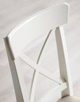 White Table with 4 Chairs Set - From Where - 