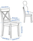 White Table with 4 Chairs Set - From Where - 