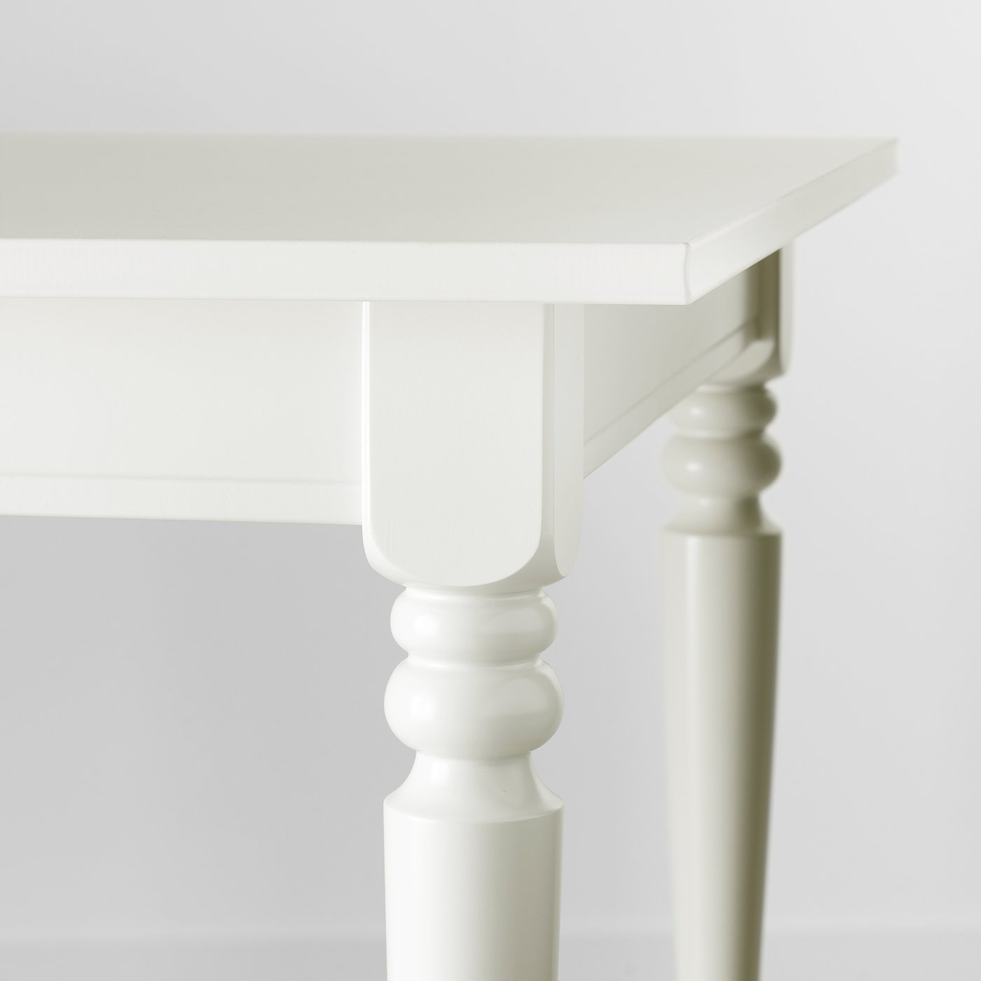 White Table with 4 Chairs Set - From Where - 