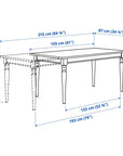 White Table with 4 Chairs Set - From Where - 