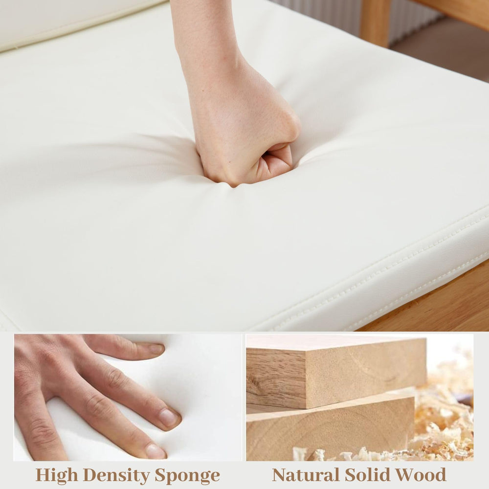 White Upholstered Dining Chairs (Set of 6) - From Where - 