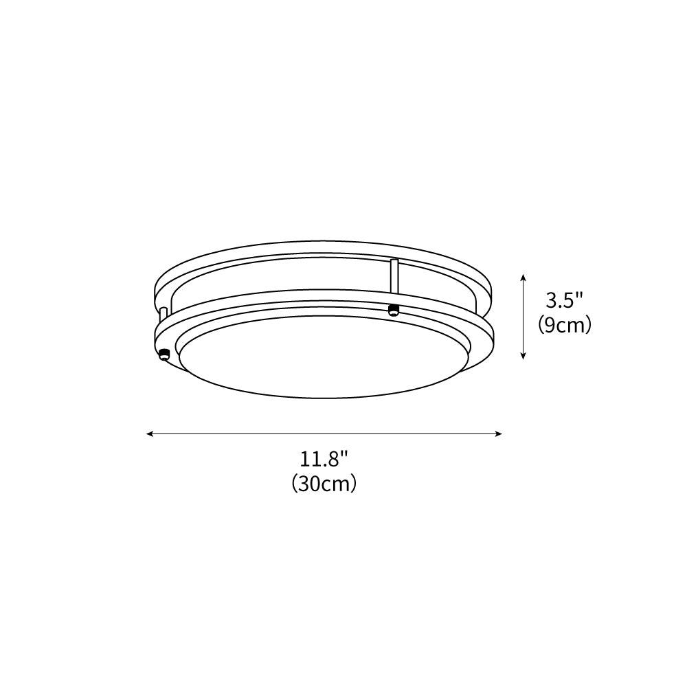Whittier Flush Ceiling Light - From Where - 