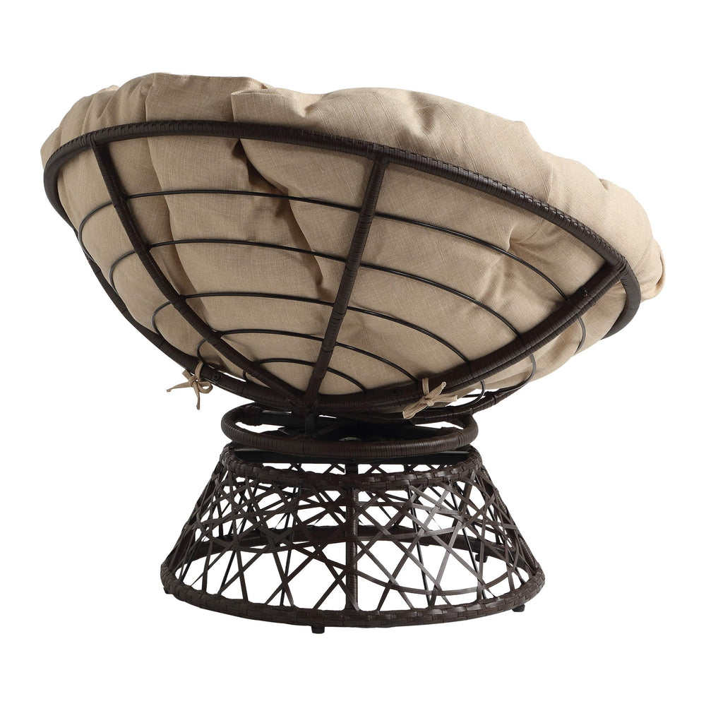 Wicker Papasan Swivel Chair - From Where - 