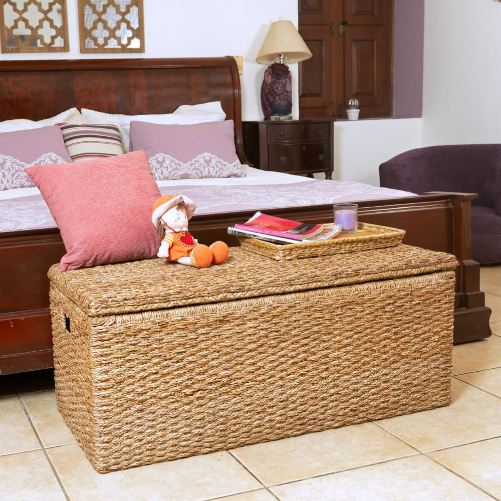 Wicker Rattan Trunk Storage - From Where - 
