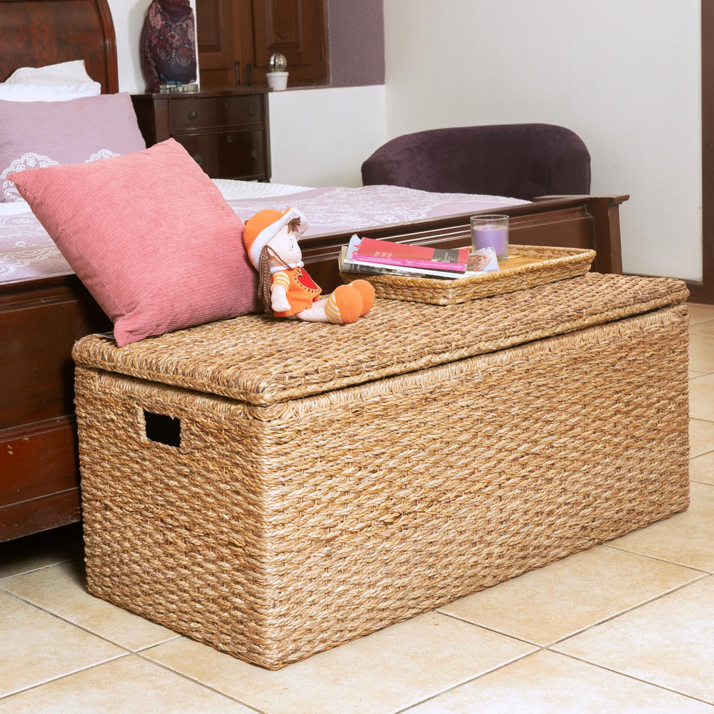 Wicker Rattan Trunk Storage - From Where - 