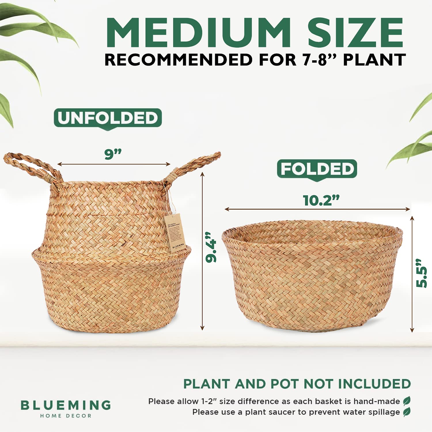 Wicker Seagrass Planter - From Where - 