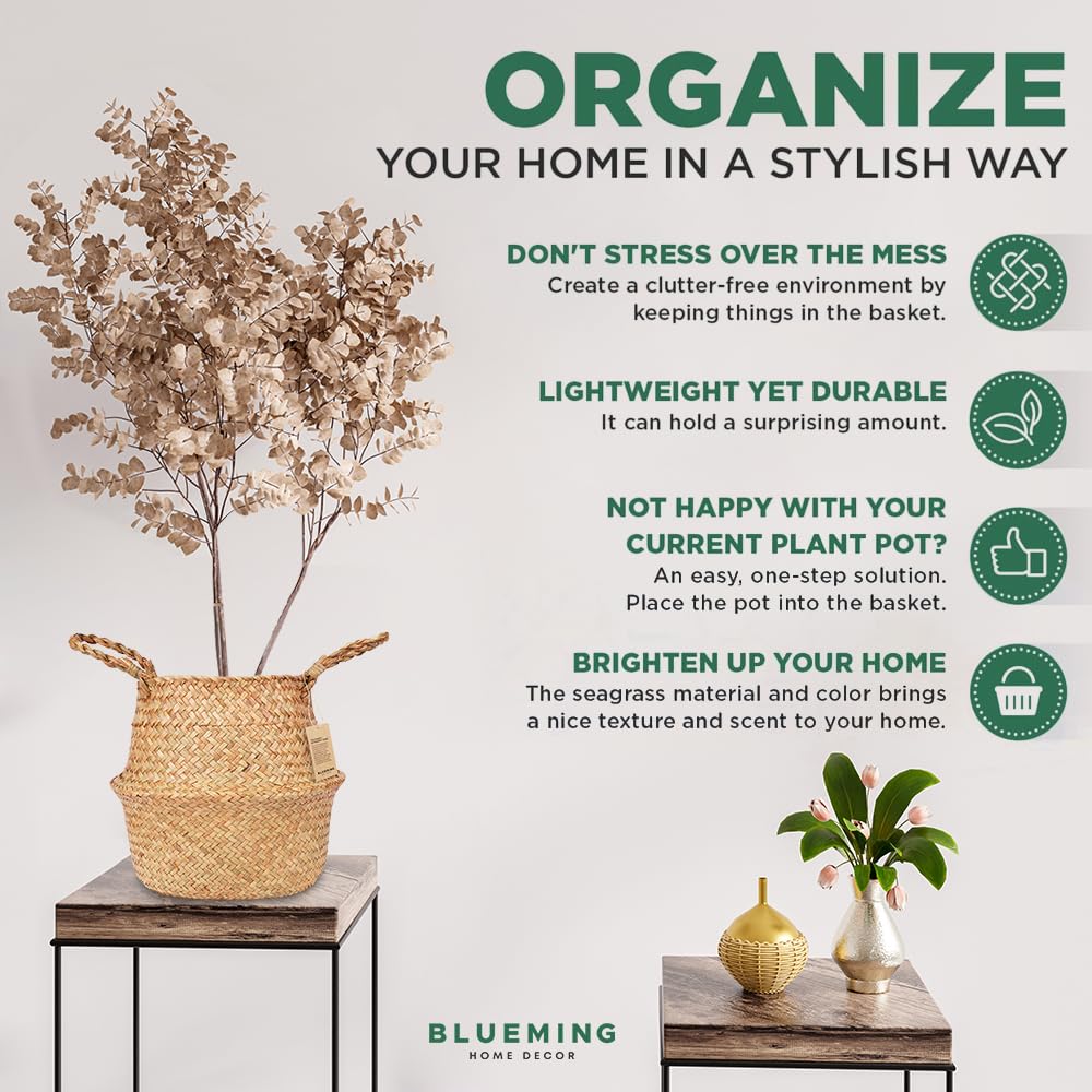 Wicker Seagrass Planter - From Where - 